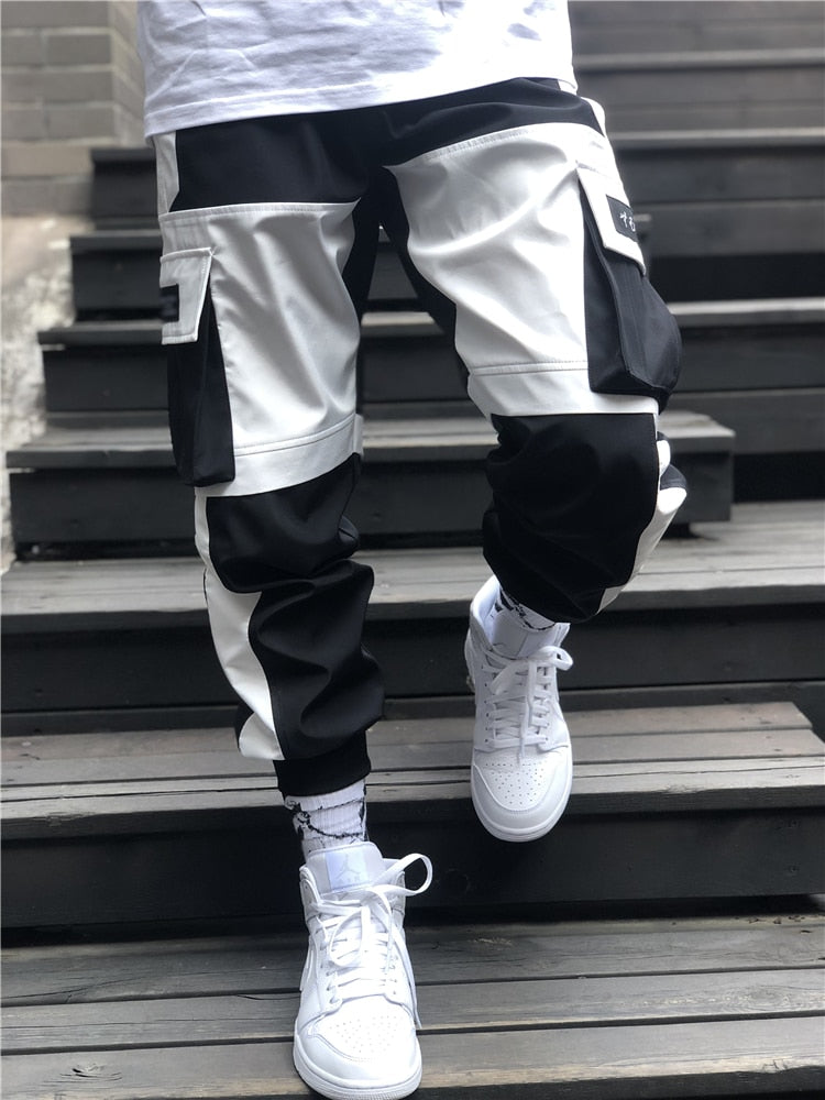 Streetwear Spring Summer Cargo Pants Men Jogger Casual Fashion Pockets Joggers Men Pants Hip Hop Trousers Men Pants