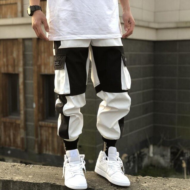 Streetwear Spring Summer Cargo Pants Men Jogger Casual Fashion Pockets Joggers Men Pants Hip Hop Trousers Men Pants