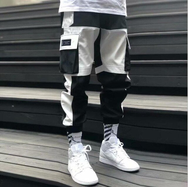 Streetwear Spring Summer Cargo Pants Men Jogger Casual Fashion Pockets Joggers Men Pants Hip Hop Trousers Men Pants
